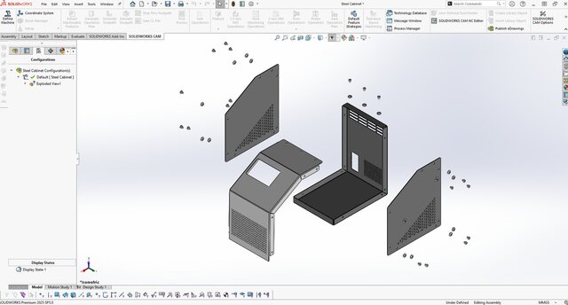 I will design sheet metal parts and fabrication drawings in SolidWorks