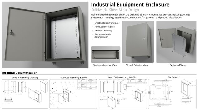 I will design sheet metal parts and fabrication drawings in SolidWorks image 10