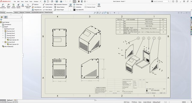 I will design sheet metal parts and fabrication drawings in SolidWorks image 4