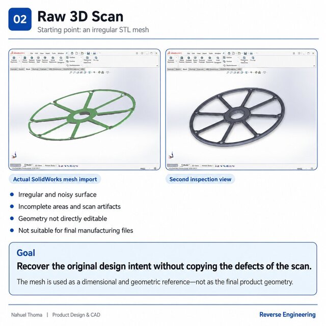 I will convert your 3D scan or STL into clean parametric CAD image 9