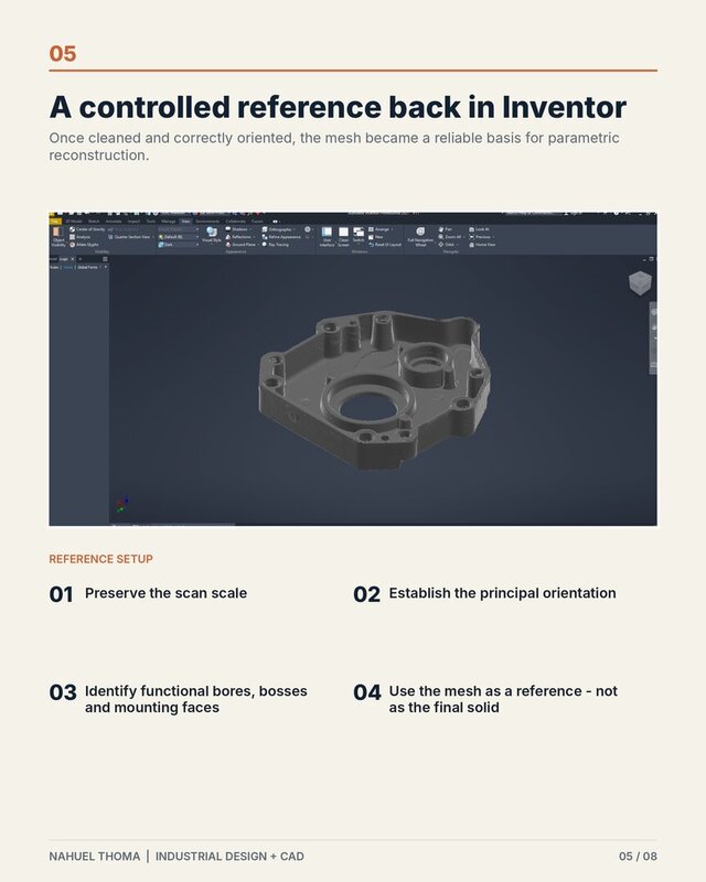 I will convert your 3D scan or STL into clean parametric CAD image 5