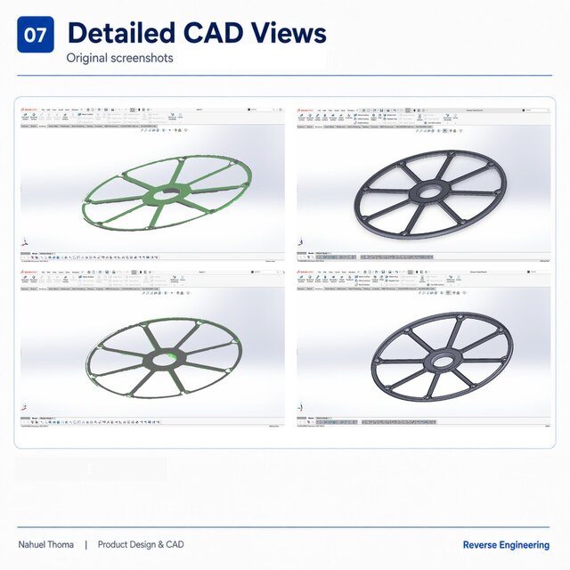 I will convert your 3D scan or STL into clean parametric CAD image 15