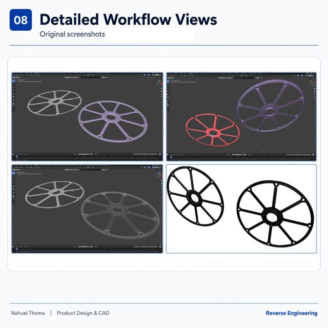 I will convert your 3D scan or STL into clean parametric CAD image 12