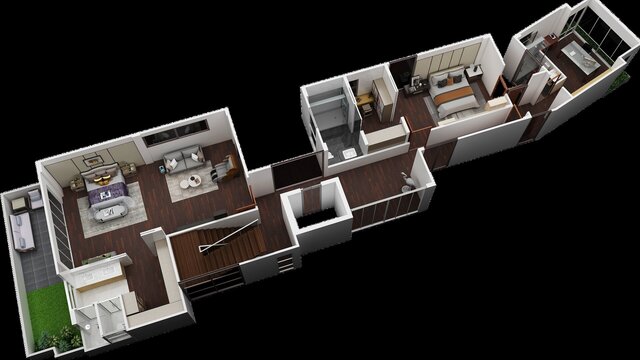 I will create high end photorealistic interior architectural renderings image 3