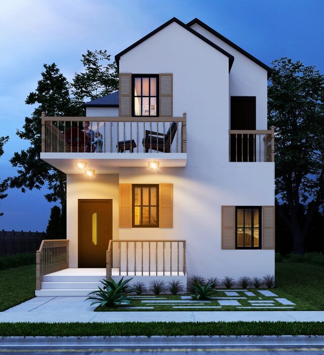 I will create photorealistic exterior architectural 3d renderings image 5