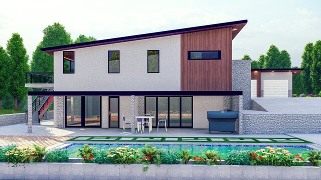 I will do 3d architectural design, living room interior, 3d rendering and 2d floor plan
