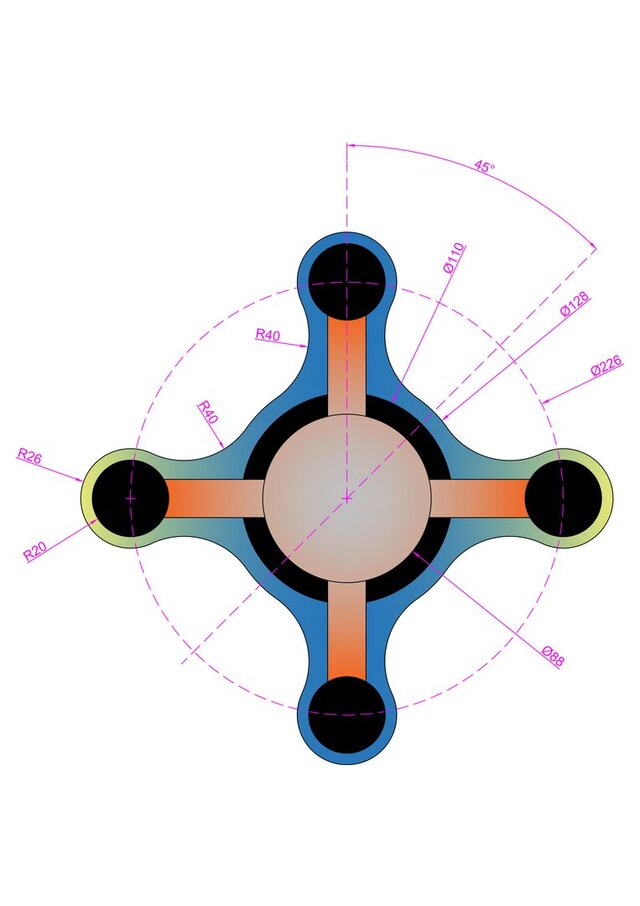 I offer 2D mechanical CAD drafting and PDF-to-DWG conversion image 3