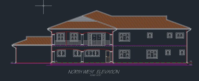 I will create a 2D floor plan with all elevations for residential houses image 4