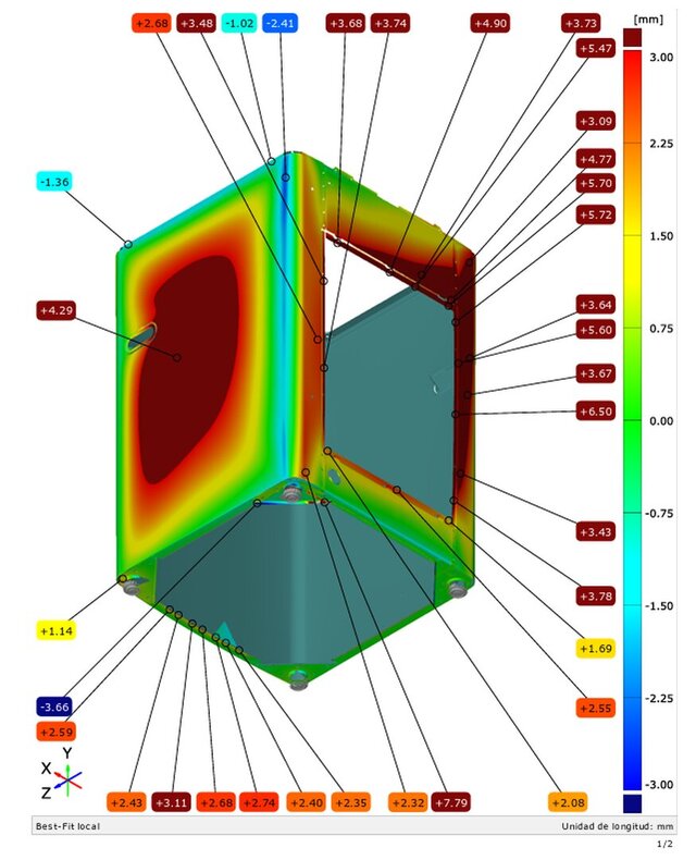 I will process 3D scan data and create dimensional inspection reports image 1