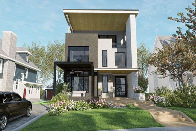 I offer photorealistic 3D exterior modeling and rendering design image 4