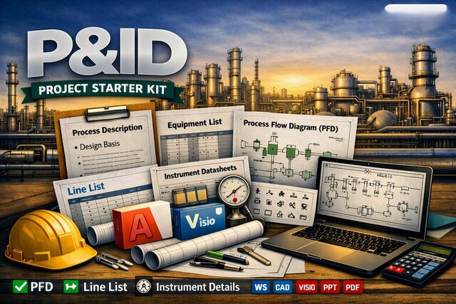 I will create and update professional P&ID drawings and process flow diagrams using AutoCAD image 2