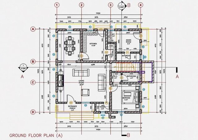I will create professional 2D floor plans, CAD drawings and 3D architectural visualizations image 5