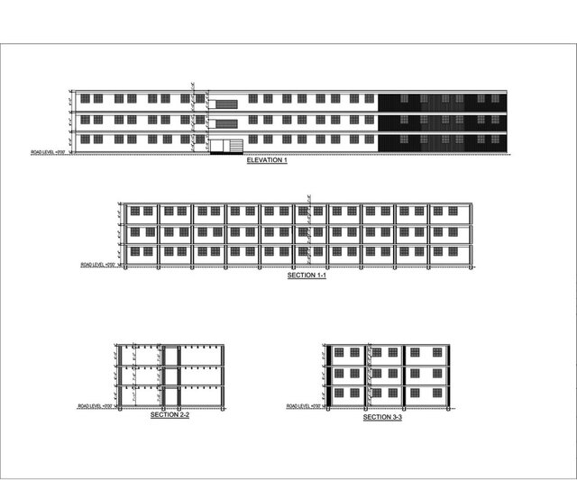 I will create Complete AutoCAD Building Design — Floor Plans, Elevations & Sections image 2