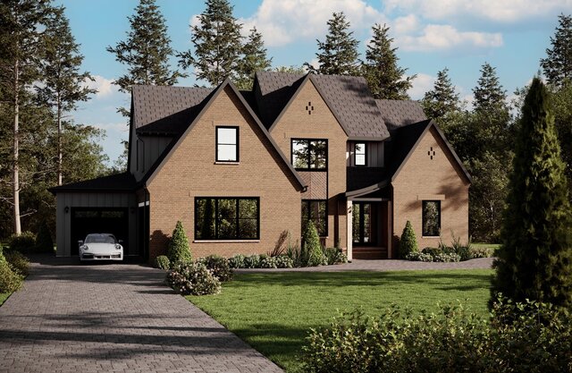 I offer single-family residential CAD drafting, 3D modeling, and rendering services image 1