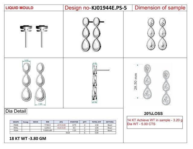 I offer jewellery CAD design & 3D visualization studio