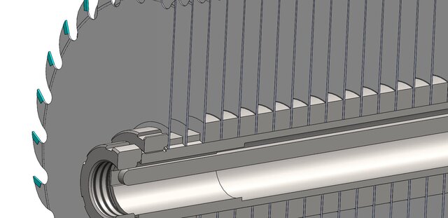 I offer complete CAD and fabrication drawings for heavy-duty double-arbor multi-rip saw machine image 9