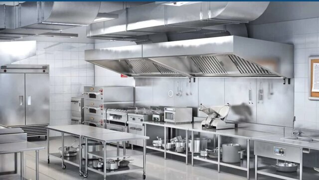I will design a commercial kitchen ventilation system meeting the required code compliance