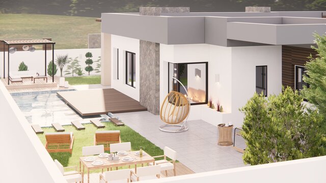 I will design photorealistic 3D rendering & visualization image 3