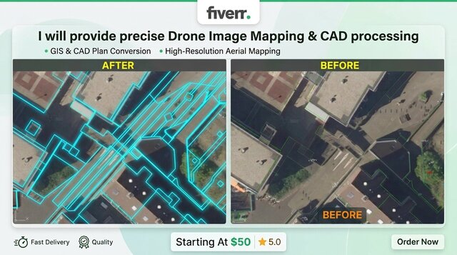 I offer AutoCAD Map 3D GIS mapping, parcel, building, and aerial imagery digitization services