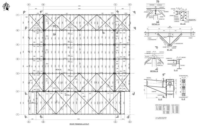 I offer structural steel design & steel shop drawings image 1