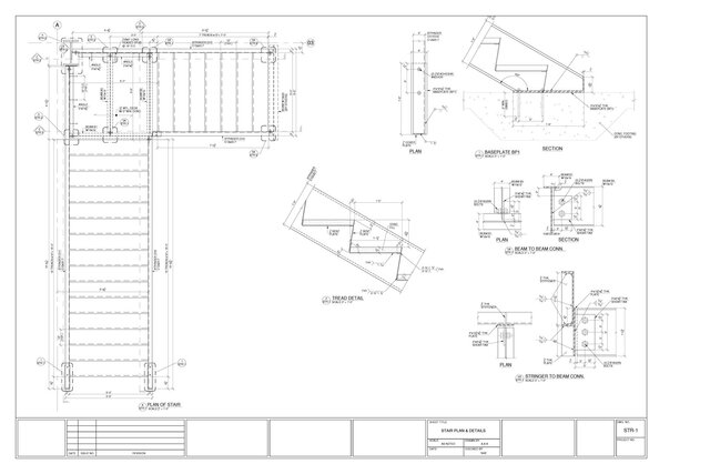 I offer structural steel design & steel shop drawings image 4