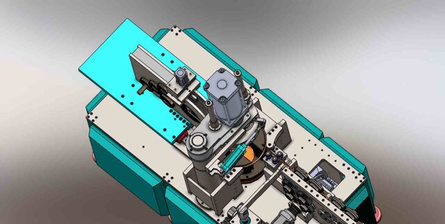 I offer heavy-duty rebar bundling and wire tying machine 3D CAD design image 2