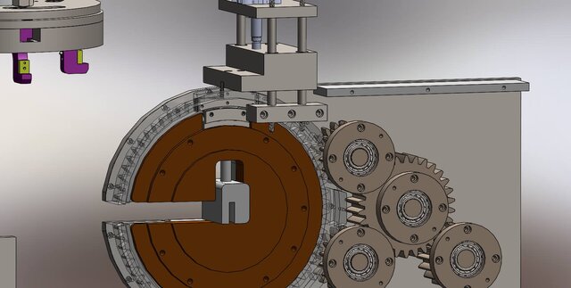 I offer heavy-duty rebar bundling and wire tying machine 3D CAD design image 6