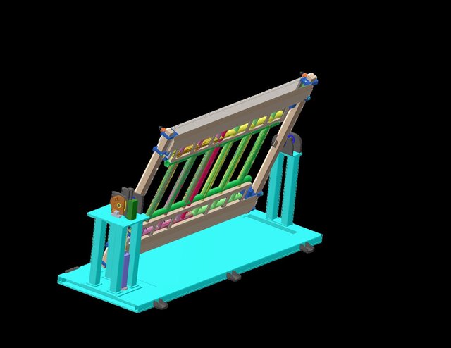 I offer a complete CAD package for a modular pipe frame rotary welding fixture image 4