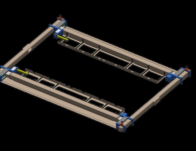 I offer a complete CAD package for a modular pipe frame rotary welding fixture image 8