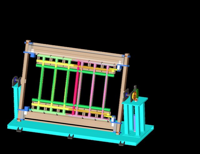 I offer a complete CAD package for a modular pipe frame rotary welding fixture image 10