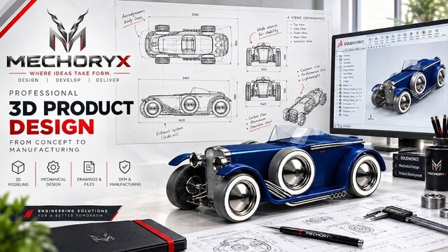 I will create product design and mechanical 3D Cad in SolidWorks image 3