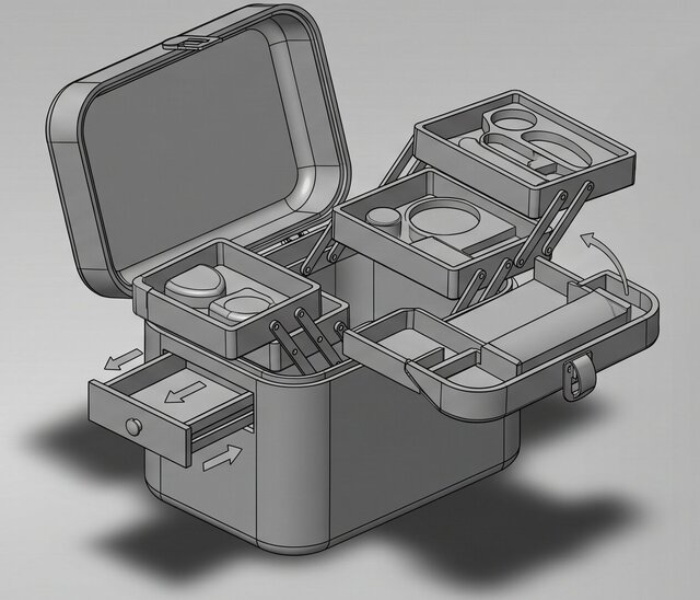 I will create professional mechanical CAD designs and 3D models using SolidWorks image 5