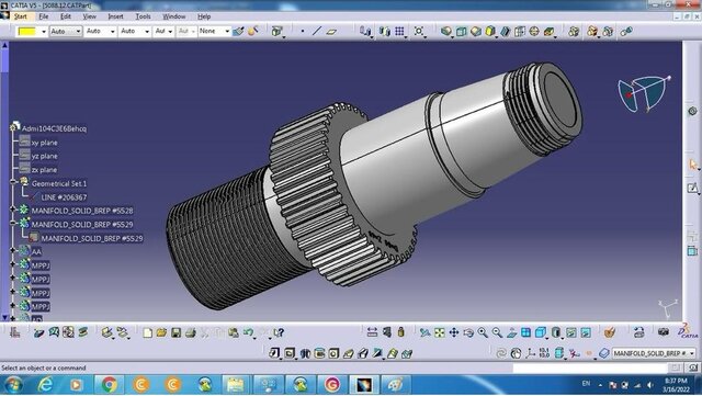 I will design and analyze precision threaded gears for loaders with exact dimensions