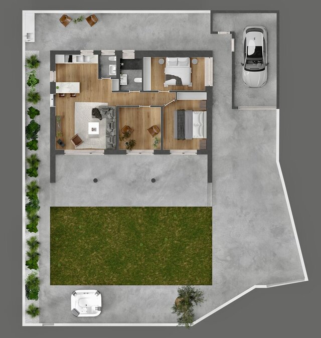 I offer 3D renderings for your house projects image 8