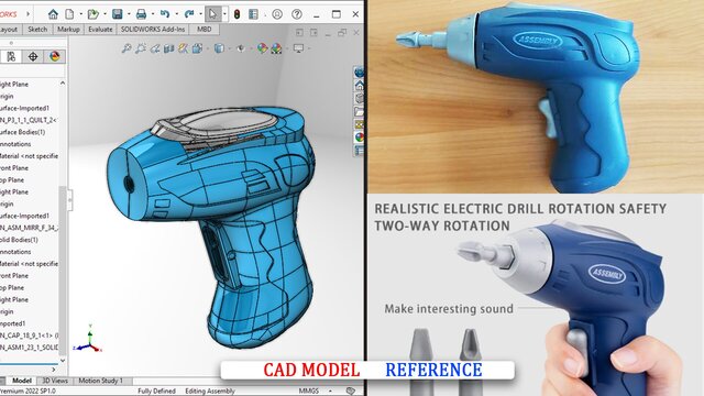I will recreate your physical part into a 3D CAD model with reverse engineering precision