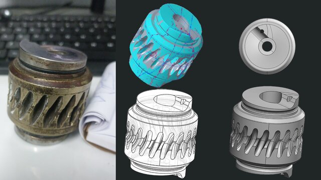 I will recreate your physical part into a 3D CAD model with reverse engineering precision image 6