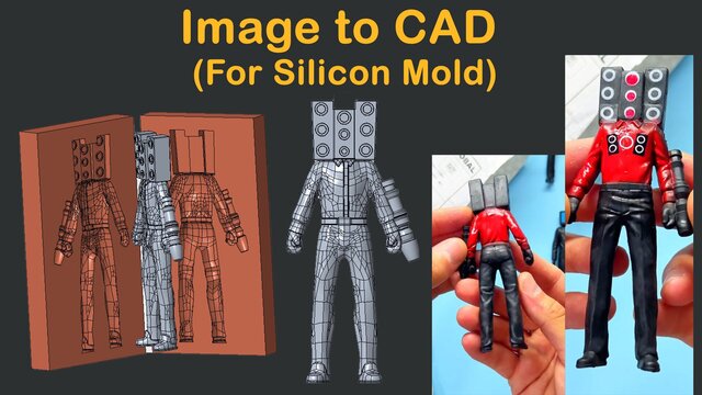 I will convert your idea or sketch into a professional 3D CAD model image 9