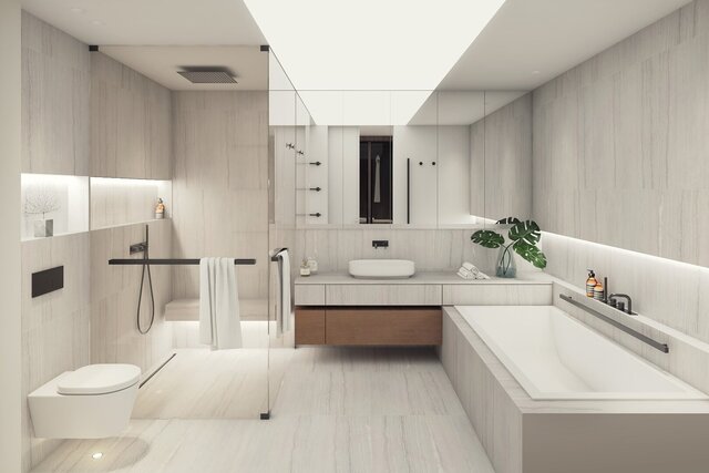 I offer high-quality architectural renderings of bathrooms image 9