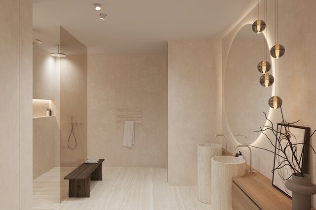 I offer high-quality architectural renderings of bathrooms image 21