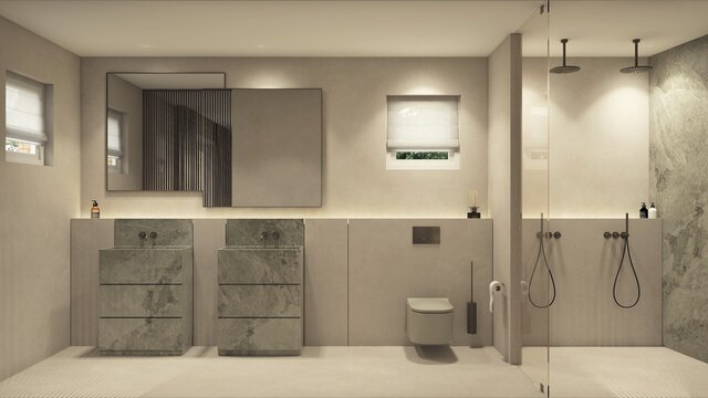 I offer high-quality architectural renderings of bathrooms image 18