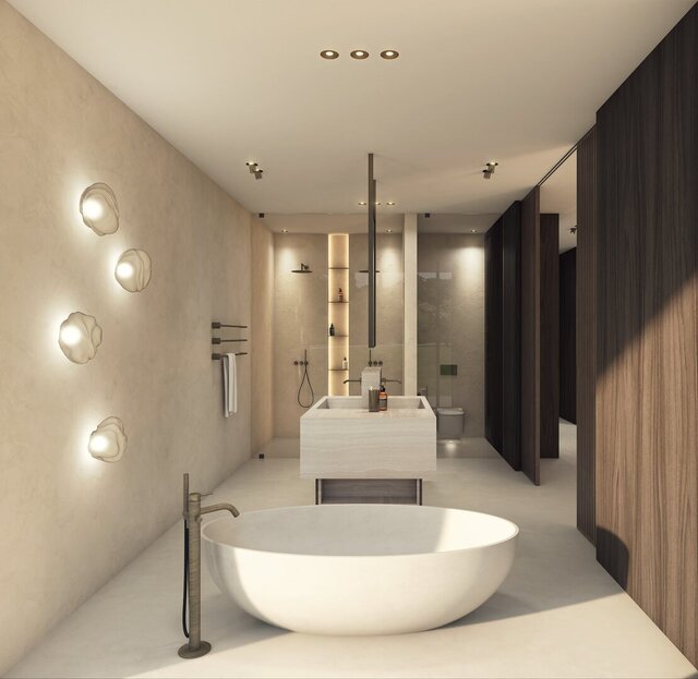 I offer high-quality architectural renderings of bathrooms image 15