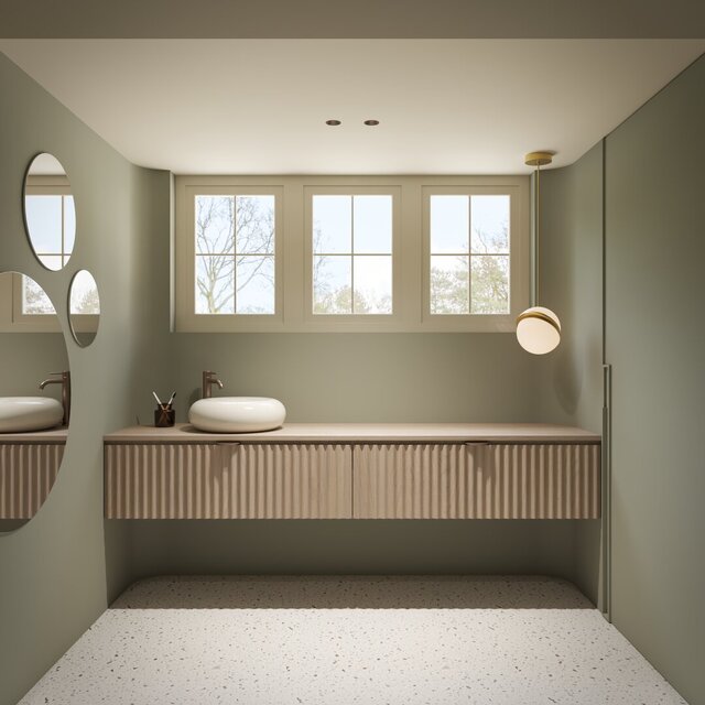 I offer high-quality architectural renderings of bathrooms image 13