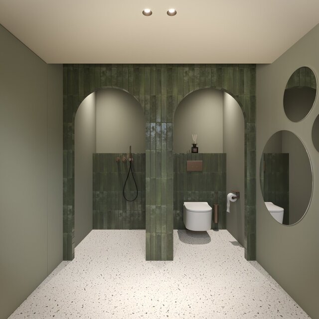 I offer high-quality architectural renderings of bathrooms image 12