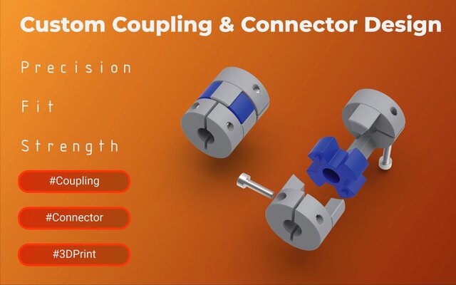 I will design 3D printable mechanical parts, mounts, and adapters image 3
