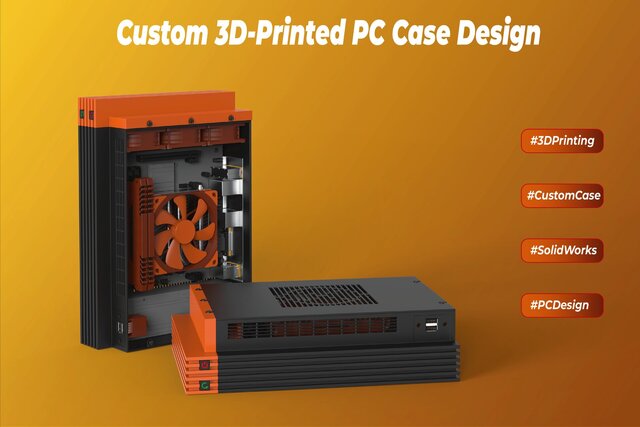 I design and build DIY printed PC cases