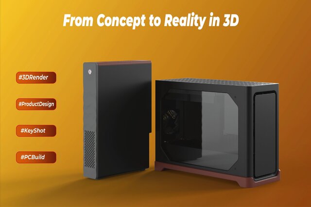 I design and build DIY printed PC cases image 2