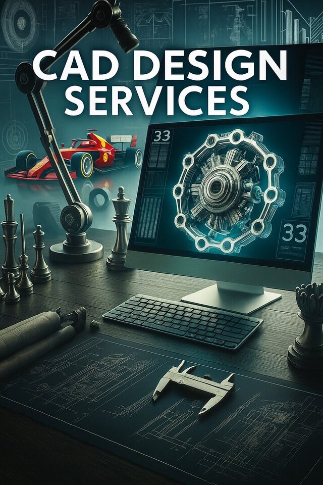 I offer 3D CAD modeling & mechanical design with software like SolidWorks image 1