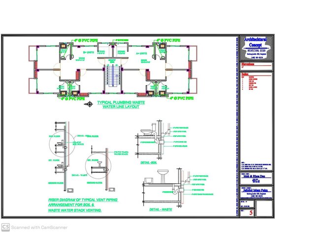 I will design creative architectural plans for builders and contractors in AutoCAD image 9