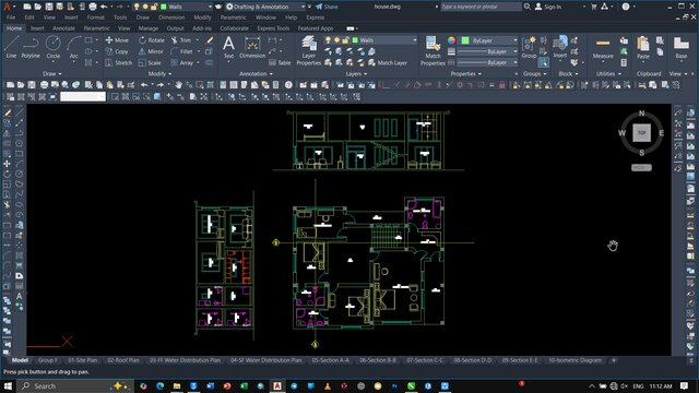 I will be your architect draftsman for house plans, autocad 2d floor plan blueprint image 3
