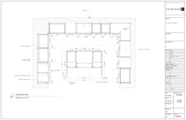 I will design and create detail Shop drawings for Architectural Millwork. Kitchen, bathrooms, etc. image 4